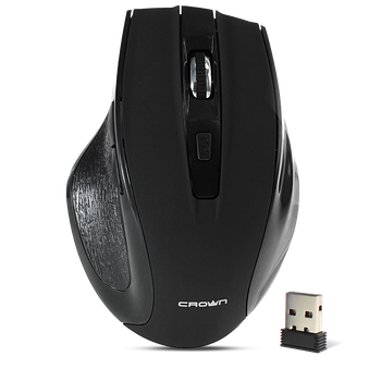 Беспроводная мышь CROWN CMM-935W black