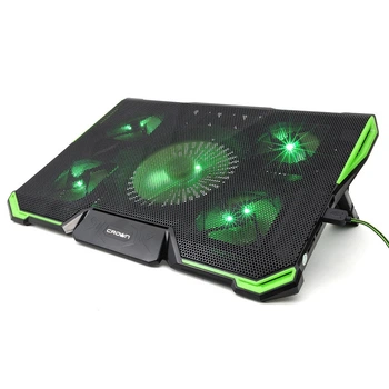 Охлаждающая подставка под ноутбук CROWN CMLS-K332 Green до 19 "