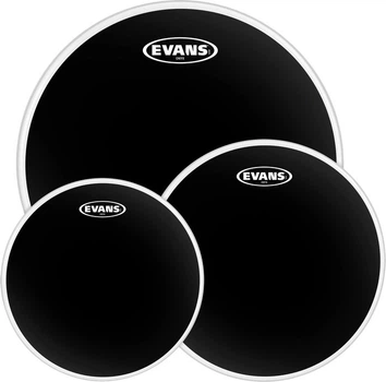 Пластик для ударних EVANS ETPCHR-R BLACK CHROME ROCK SET