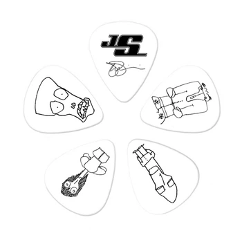 Медіатори PLANET WAVES PW1CWH4-10JS JOE SATRIANI PICKS WHITE (MEDIUM)