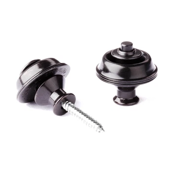 Стреплоки для ремней DUNLOP SLS1033BK DUAL DESIGN BLACK