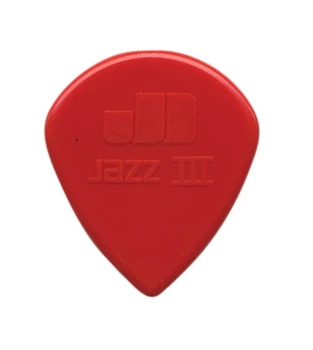 Медиаторы DUNLOP 47P3N NYLON JAZZ III RED NYLON PLAYER'S PACK