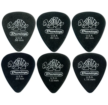 Медиаторы DUNLOP 4880 TORTEX PITCH BLACK CABINET