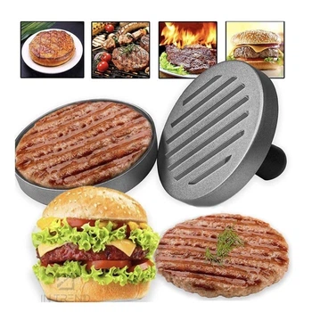 Пресс-форма для котлет и бургеров Burger Press Frico деревянная съемная ручка (374440)
