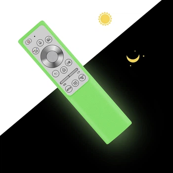 Чехол Sikai на пульт Samsung QLED BN59-01311B / TM1990C (Светится в темноте) Glow Green (23672)