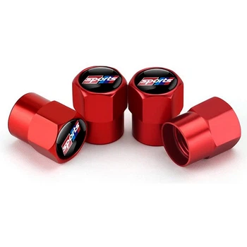 Колпачки на ниппель с надписью Sports Alitek Short Red Спорт (4 шт) (67378)