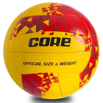 М'яч волейбольний COMPOSITE LEATHER CORE (COMPOSITE LEATHER, №5, 3 кулі, пошитий вручну) (CRV-033)
