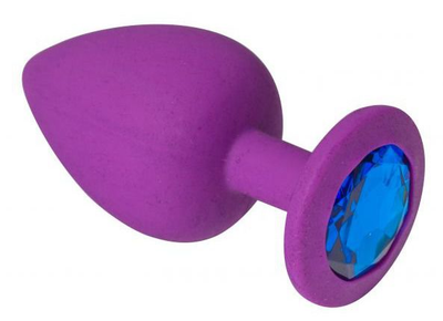 Силиконовая анальная пробка Slash Silicone, M цвет фиолетовый (20638805000000000)