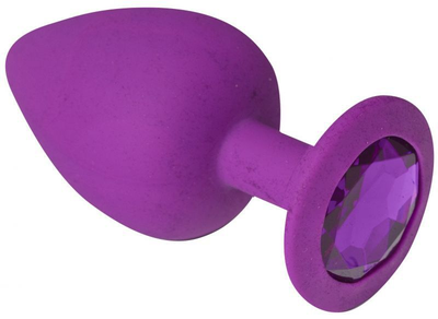 Силиконовая анальная пробка Slash Silicone, L цвет фиолетовый/фиолетовый (20639807000000000)