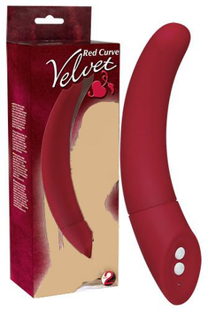 Вібратор Velvet Red Curve (08057000000000000)