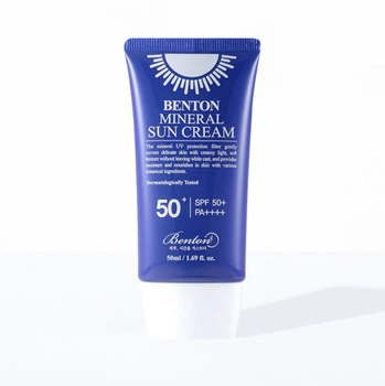 Солнцезащитный крем на минеральной основе SPF50+/PA+++ Benton Mineral Sun Cream, 50 мл