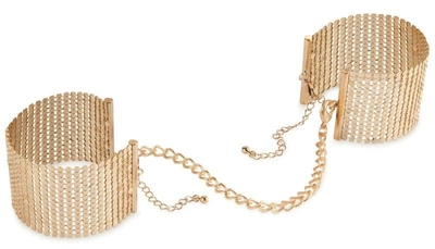 Наручники-манжеты Dеsir Mеtallique Cuffs цвет золотистый (15657046000000000)