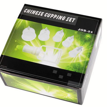 Комплект вакуумних присосок Cupping Set 5 Pcs. Transparent (10215000000000000)