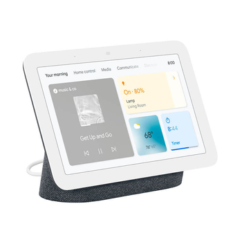 Розумна акустика з екраном та голосовим асистентом GOOGLE Nest Hub (2 gen) Charcoal