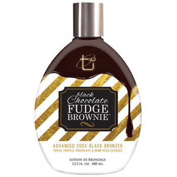 Крем для солярия с тройным трюфельным шоколадом Fudge Brownie 200X, эффект потрясающий после первого применения 400 мл