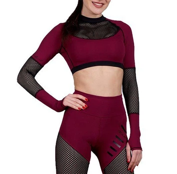 Топ с сеткой Totalfit T14 M Марсала (06399457)
