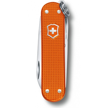 Складной нож Victorinox CLASSIC SD 58мм/1сл/5функ/рифл.оранж (Lim.Ed. 2021)