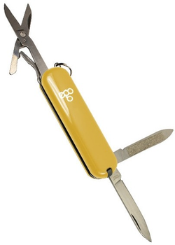 Швейцарский нож Нож EGO Tools A03 брелок желтый (A03y)