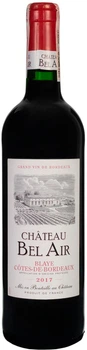 Вино Chateau Bel Air Blaye-Cotes-De-Bordeaux червоне сухе 0.75 л 13% (3500610124747)