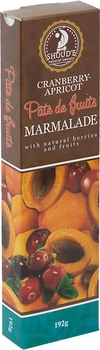 Мармелад SHOUD'E Pate de Fruit Клюква-Абрикос 192 г (4820078239821)