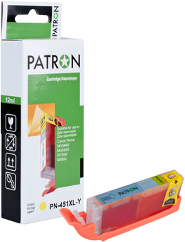 Картридж Patron Canon CLI-451XLY Yellow (PN-451XL-Y)