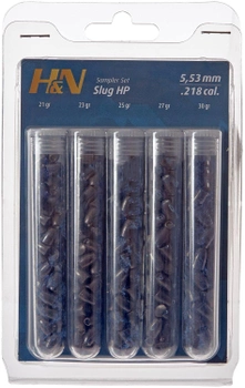 Кулі пневматичні H&N Slug Sampler Test Set. кал. 5.53 мм (1453.03.78)