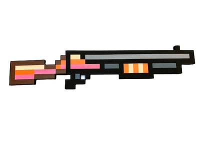 Піксельний Вінчестер дробовик Майнкрафт Minecraft Shotgun 80 см
