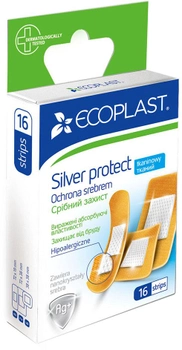 Набір пластирів Nordeplast медичних тканих «Срібний захист» 16 шт. (4751028532146)
