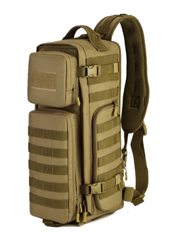 Рюкзак однолямочный тактический Protector Plus X213 coyote