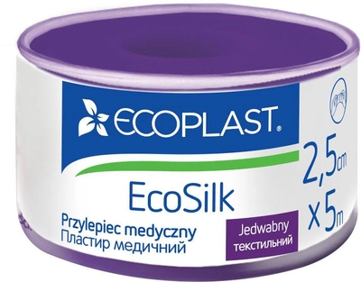 Пластир медичний Nordeplast текстильний 2.5 см x 5 м "ЕкоСілк" (пластик) (4751028535765)