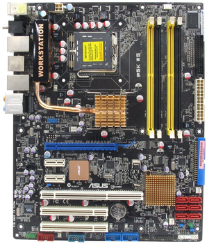 Материнская плата Asus P5K WS Socket 775 ( s775, DDR2, P35, PCI-Ex16 ) Б/У