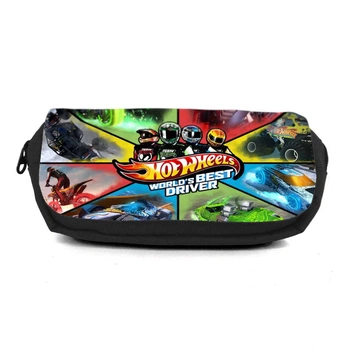 Шкільний пенал Хот Вілс 0013 (Hot Wheels) органайзер універсальний (HW-0013-blc) чорний