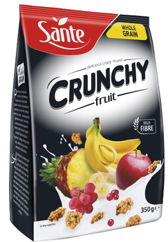 Кранчі Sante з фруктами 350 г (5900617002211)