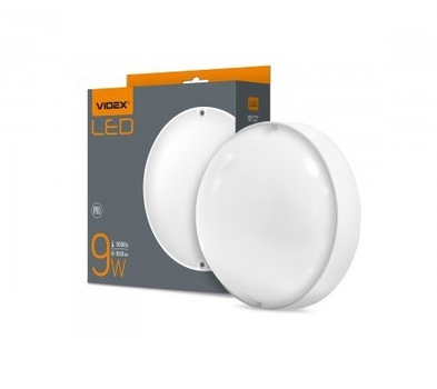 LED світильник IP65 круглий VIDEX 9W 5000K білий