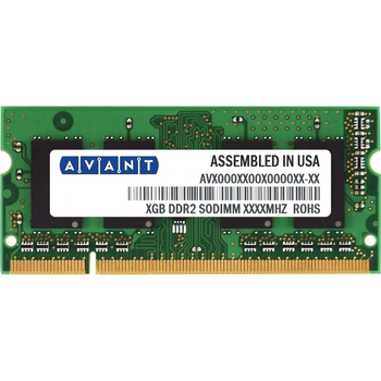 Оперативна пам'ять Avant SODIMM DDR2 4Gb 800MHz PC2-6400 (AVK6451U64E6800F5-AP)