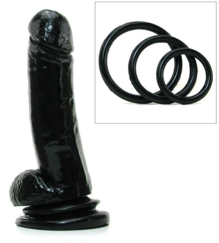 Комплект корсет + страпон Corset Strap-On Set колір чорний розмір One size (13726005007000000)