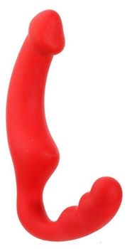 Безремневой страпон Purrfect Silicone Butt Plug Red (15325000000000000)