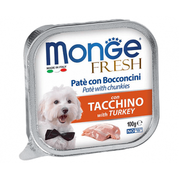 MONGE DOG FRESH паштет c индейкой 100 г (70013024)