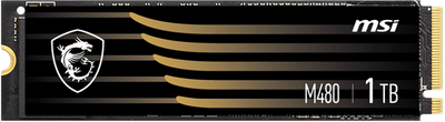 SSD диск MSI Spatium M480 1TB NVMe M.2 2280 PCIe 4.0 x4 3D NAND (S78-440L490-P83)