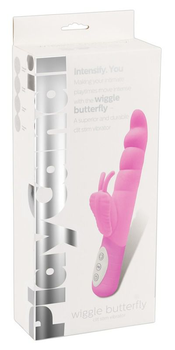 Вибратор-кролик Vibe Therapy Play Candy Wiggle Butterfly цвет розовый (20110016000000000)