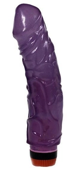 Вибратор Seven Creations Jelly с активным рельефом цвет фиолетовый (00098017000000000)
