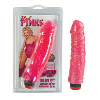 Вибратор с блестками Hot Pinks (10706000000000000)