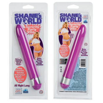 Фіолетовий вібратор California Exotic Novelties 6,5 in із серії Shanes World (11018000000000000)
