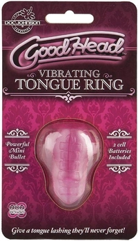 Віброкільце для язика Doc Johnson GoodHead - Vibrating Tongue Ring (21806000000000000)