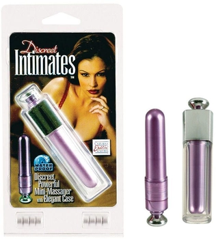 Вибромассажер в форме помады Discreet Intimates Massager цвет фиолетовый (12430017000000000)