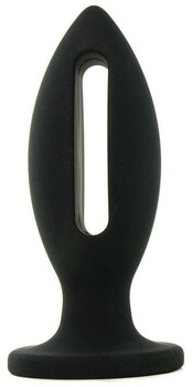 Анальная пробка-тоннель Kink Wet Works Lube Luge Premium Silicone Plug 5 Inch, 12,7 см цвет черный (19876005000000000)