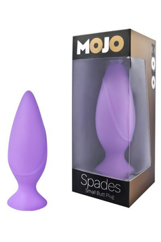 Анальна пробка Vibe Therapy Mojo Spades Small Butt Plug колір фіолетовий (15445017000000000)
