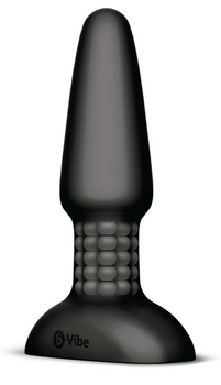 Анальна пробка з ефектом римінгу B-Vibe Rimming Remote Control Plug колір чорний (18895005000000000)