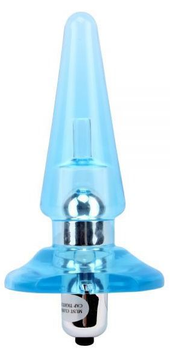 Анальна вібропробка Chisa Novelties Nicoles Vibra Plug колір блакитний (20707008000000000)