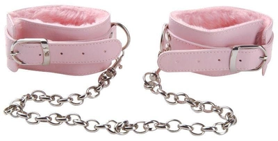 Меховые наручники Pink Plush Ankle Cuffs (14558000000000000)
